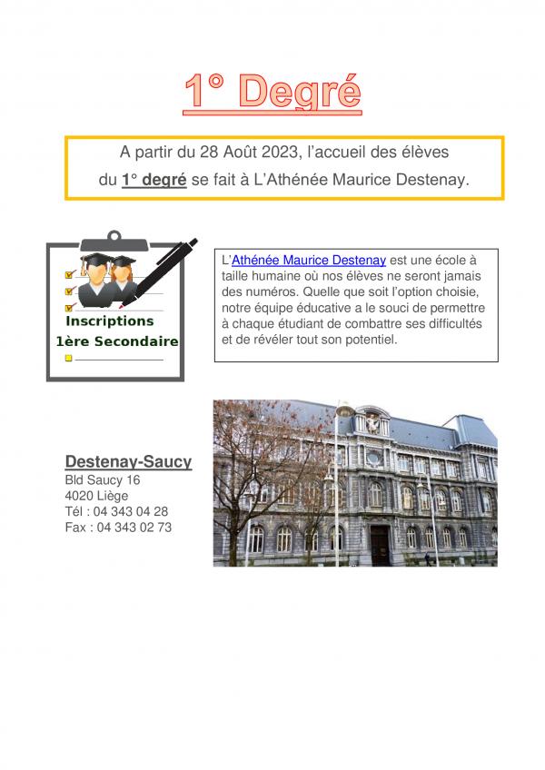 INFO 1 DEGRE 2023 24
